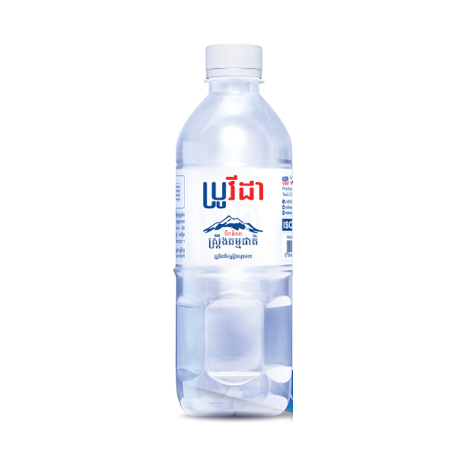 0.5 litros de agua potable