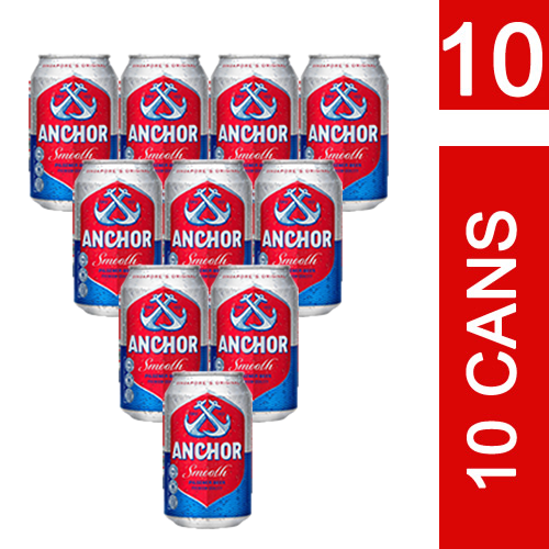 10 Latas de Cerveza Anchor